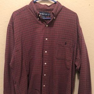 Ralph Lauren Men’s Dress Shirt Cotton Size Large